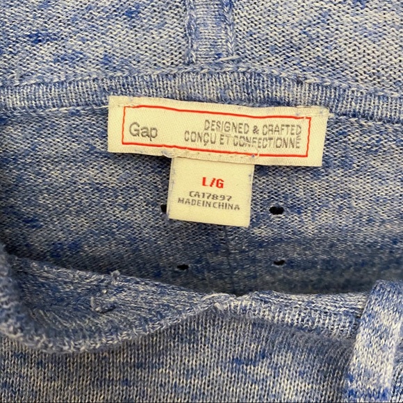 GAP Linen Blend Sweater Hoodie - Picture 6 of 9